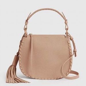 All Saints Mori Lea Leather Crossbody Bag